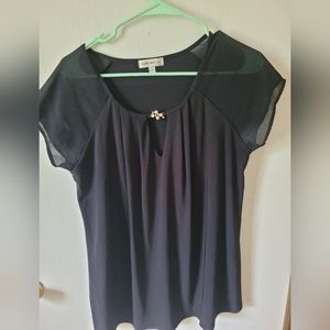 Women's black blouse